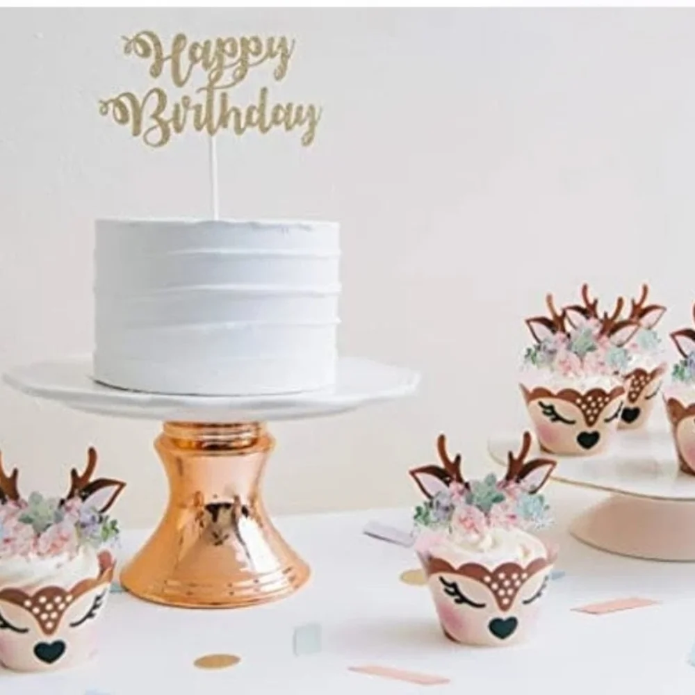 Deer Cupcake Wrappers - 2 Sets Of 24 (48 Total) - Picture 2 of 2